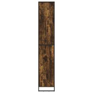 Vysoké skříně 2 pcs Kouřový dub 79 x 36 x 200 cm - obrázek 7
