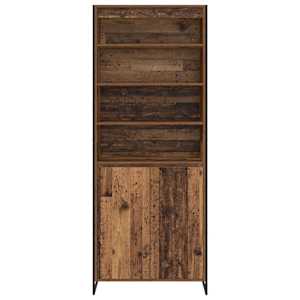 Vysoké skříně 2 pcs Staré dřevo 79 x 36 x 200 cm - obrázek 6