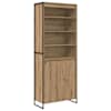 vidaXL Pikad Kapid Artisani tamme 79 x 36 x 200 cm Tehispuit