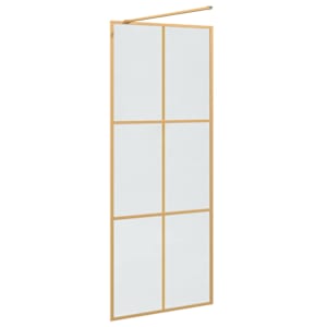 Zevnitř vstupní sprchová zeď Zlatá 80 x 195 cm tvrzené sklo - obrázek 6