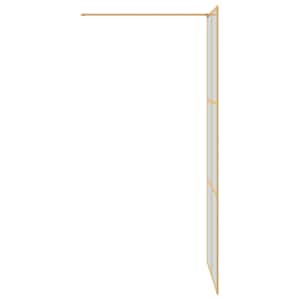 Zevnitř vstupní sprchová zeď Zlatá 90 x 195 cm tvrzené sklo - obrázek 5