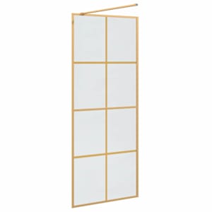 Zevnitř vstupní sprchová zeď Zlatá 80 x 195 cm tvrzené sklo - obrázek 6