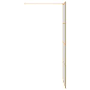 Zevnitř vstupní sprchová zeď Zlatá 80 x 195 cm tvrzené sklo - obrázek 5