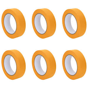Maskovací pásky pro malíře 6 pcs Žlutá 30 mm x 50 m Papír - obrázek 2
