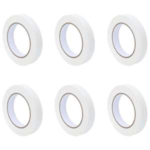 Maskovací pásky pro malíře 6 pcs Bílá 19mm x 50m Papír - obrázek 2