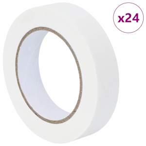 Maskovací pásky pro malíře 24 pcs Bílá 25mm x 50m Papír - obrázek 3