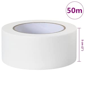 Maskovací pásky pro malíře 12 pcs Bílá 50mm x 50m Papír - obrázek 9