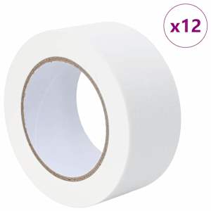 Maskovací pásky pro malíře 12 pcs Bílá 50mm x 50m Papír - obrázek 3