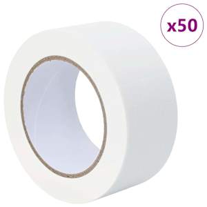 Maskovací pásky pro malíře 50 pcs Bílá 50mm x 50m Papír - obrázek 3