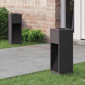 Sončna LED svetilka za pot 2 pcs Črna Medenina