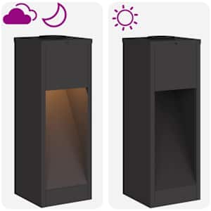 Solární LED osvětlení cesty 2 pcs Černá Studeně válcovaná ocel - obrázek 15