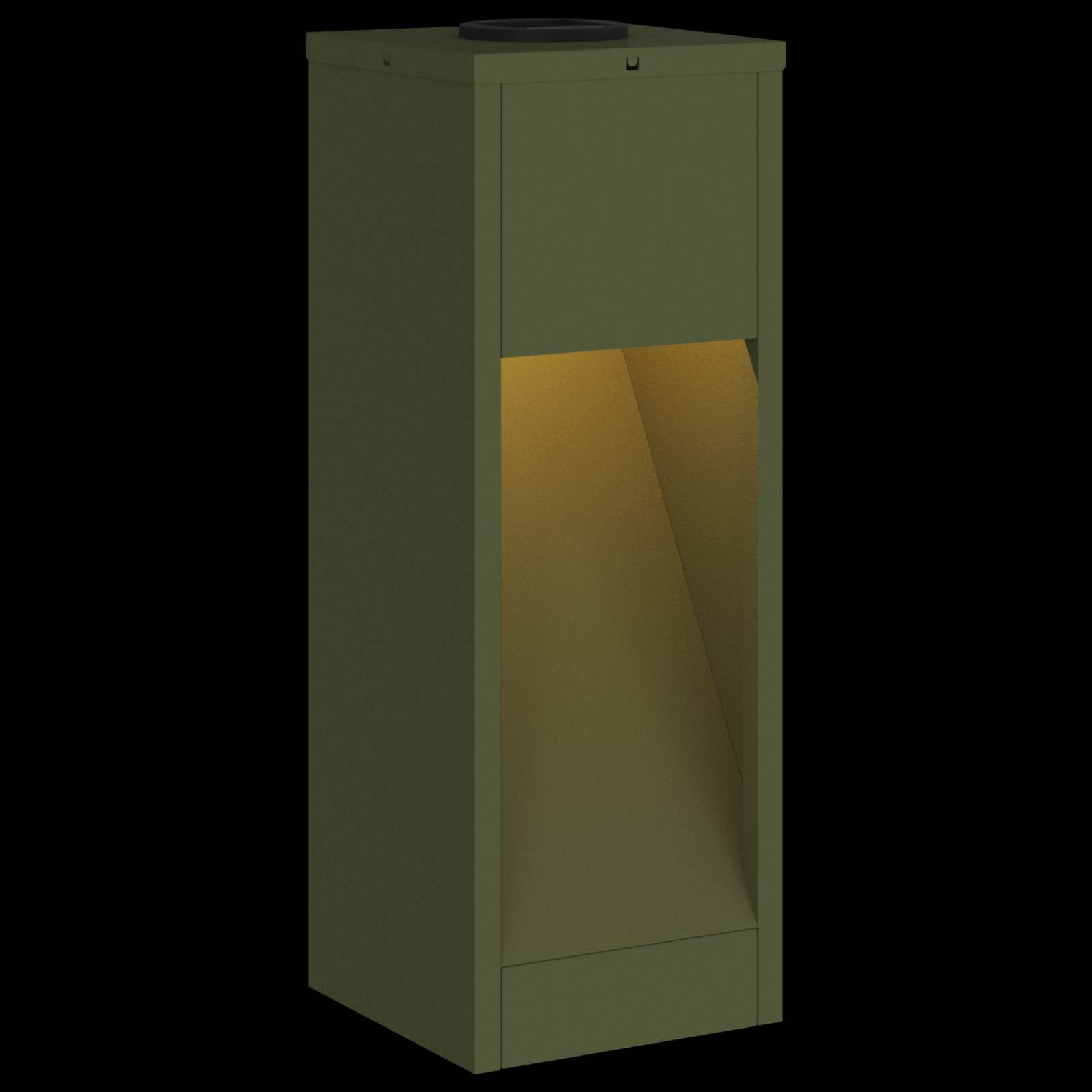 Zonne LED Padverlichting 2 pcs Olijf Groen Koudgewalst staal image 12