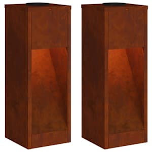 Solární LED osvětlení cesty 2 pcs Bronzová - obrázek 2