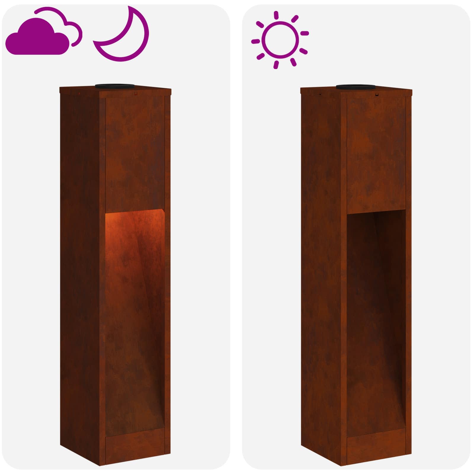 Solární LED osvětlení cesty 2 pcs Bronzová - obrázek 16