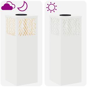 Solární LED Cestovní Světlo 2 pcs Bílá Studeně válcovaná ocel - obrázek 13