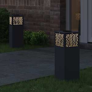Solární LED Cestovní Světlo 2 pcs Antracit - obrázek 3
