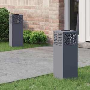 Solarno LED svetilo za pot 2 pcs Antracit Medenina