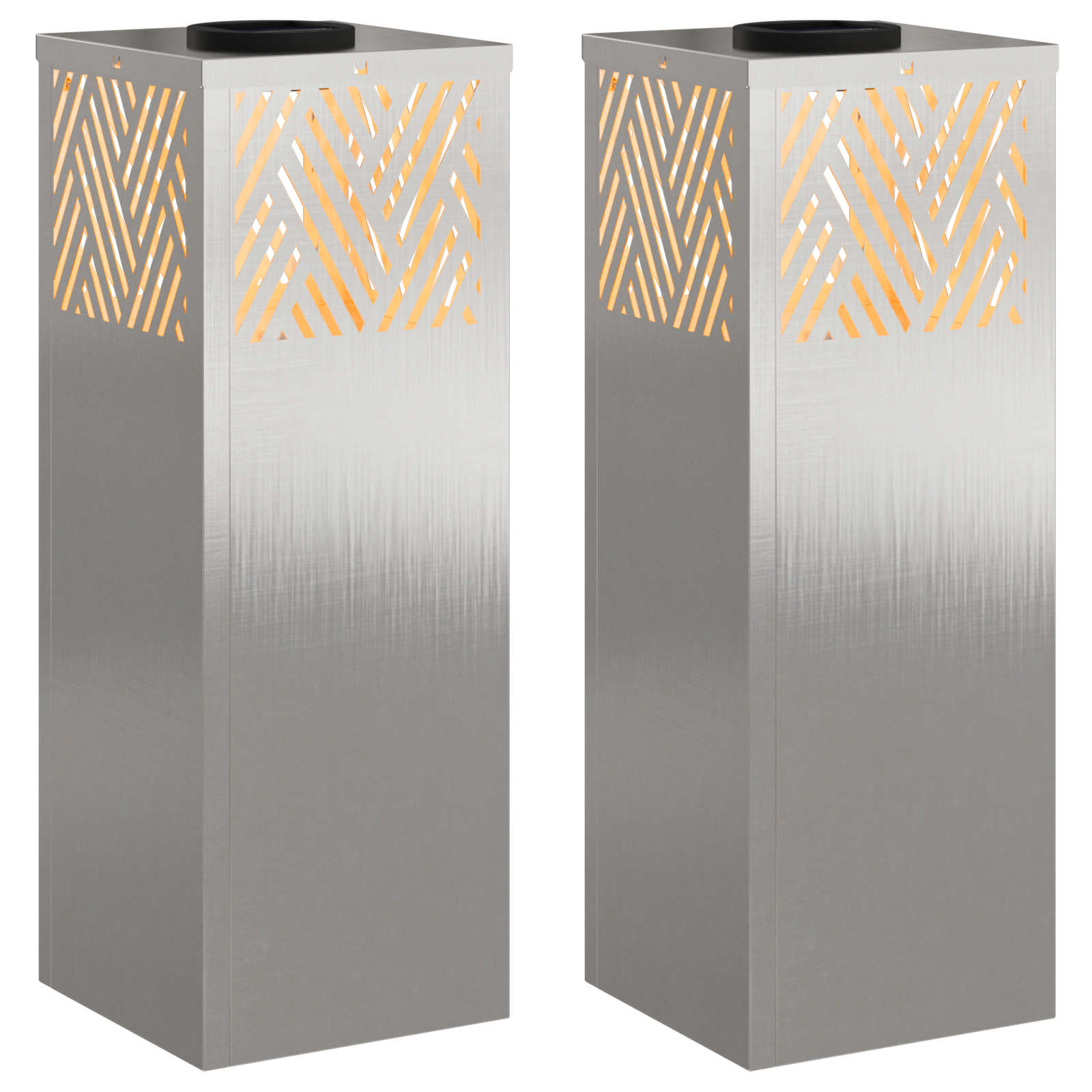 Solar LED Pad Licht 2 pcs Roestvrij staal Roestvrij staal image 2