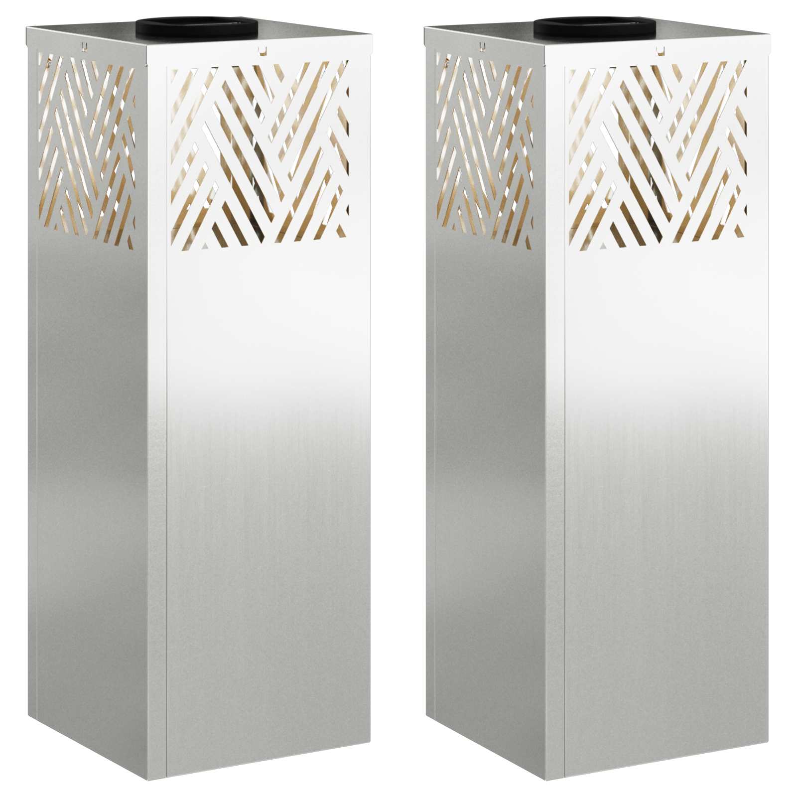 Solar LED Pad Licht 2 pcs Gegalvaniseerd Gegalvaniseerd image 2