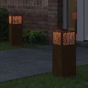 Solární LED Cestovní Světlo 2 pcs Bronzová - obrázek 3
