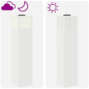 Solární LED Cestovní Světlo 2 pcs Bílá Studeně válcovaná ocel - obrázek 13