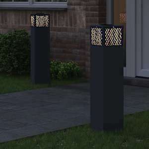 Solární LED Cestovní Světlo 2 pcs Antracit - obrázek 3