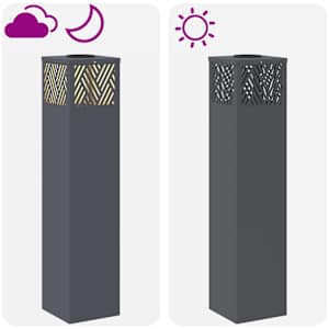 Solární LED Cestovní Světlo 2 pcs Antracit - obrázek 13
