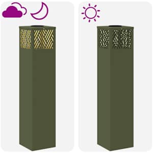 Solární LED Cestovní Světlo 2 pcs Olivově zelená - obrázek 13