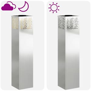 Solární LED Cestovní Světlo 2 pcs Stříbrná Pozinkovaný - obrázek 13