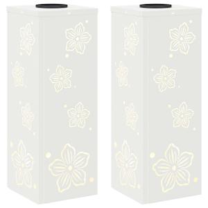 Solární LED Cestovní Světlo 2 pcs Bílá Studeně válcovaná ocel - obrázek 2