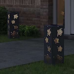 Solární LED Cestovní Světlo 2 pcs Antracit - obrázek 3
