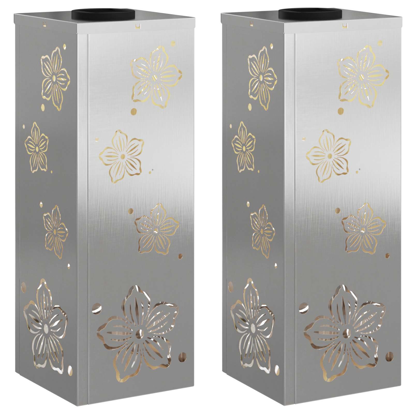 Solar LED Pad Licht 2 pcs Roestvrij staal Roestvrij staal image 2