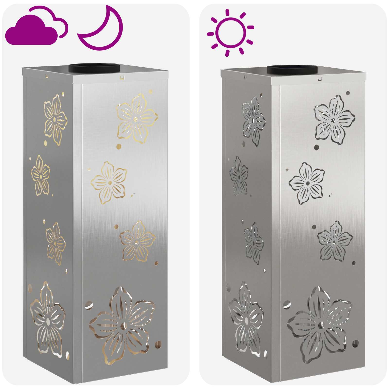 Solar LED Pad Licht 2 pcs Roestvrij staal Roestvrij staal image 13