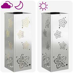Solární LED Cestovní Světlo 2 pcs Stříbrná Pozinkovaná ocel - obrázek 13