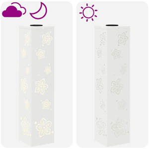 Solární LED Cestovní Světlo 2 pcs Bílá Studeně válcovaná ocel - obrázek 13
