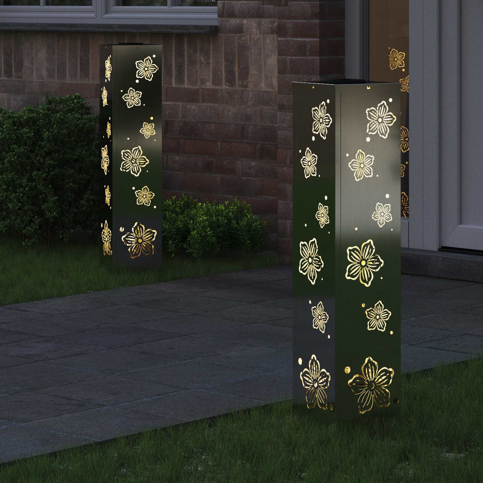 Solar LED Pad Licht 2 pcs Gegalvaniseerd Gegalvaniseerd image 3