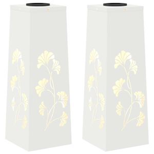 Solární LED Cestovní Světlo 2 pcs Bílá Studeně válcovaná ocel - obrázek 2