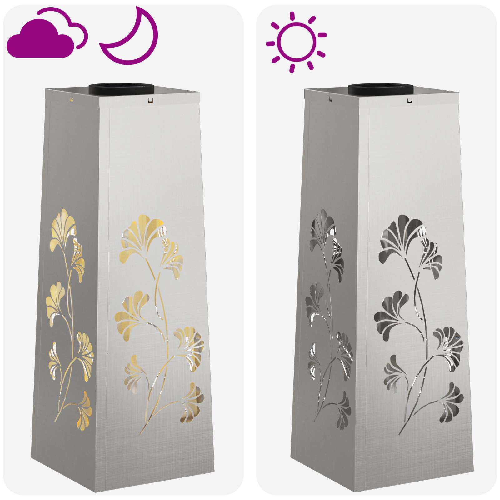 Solar LED Pad Licht 2 pcs Roestvrij staal Roestvrij staal image 13