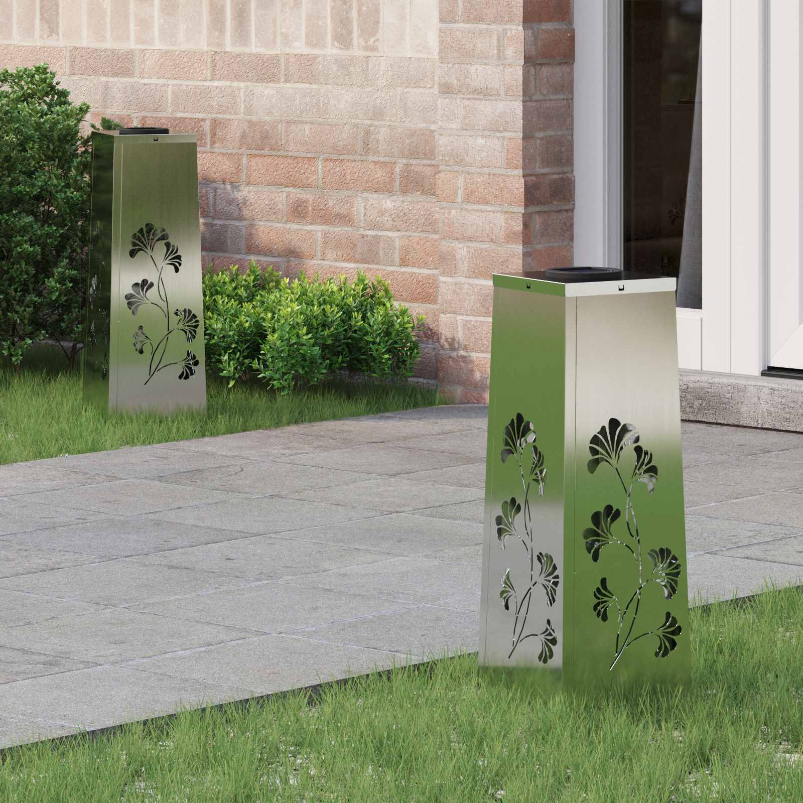 Solar LED Pad Licht 2 pcs Gegalvaniseerd Gegalvaniseerd image 1