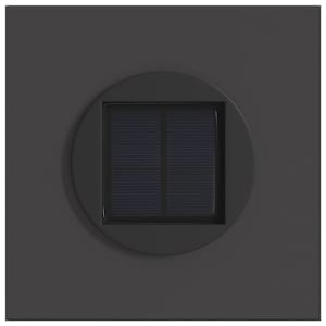 Solární LED Cestovní Světlo 2 pcs Černá Studeně válcovaná ocel - obrázek 7
