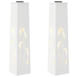 Solární LED Cestovní Světlo 2 pcs Bílá Studeně válcovaná ocel - obrázek 2
