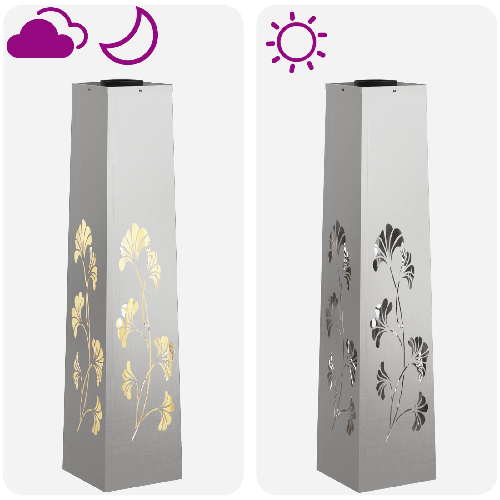 Solar LED Pad Licht 2 pcs Roestvrij staal Roestvrij staal image 13