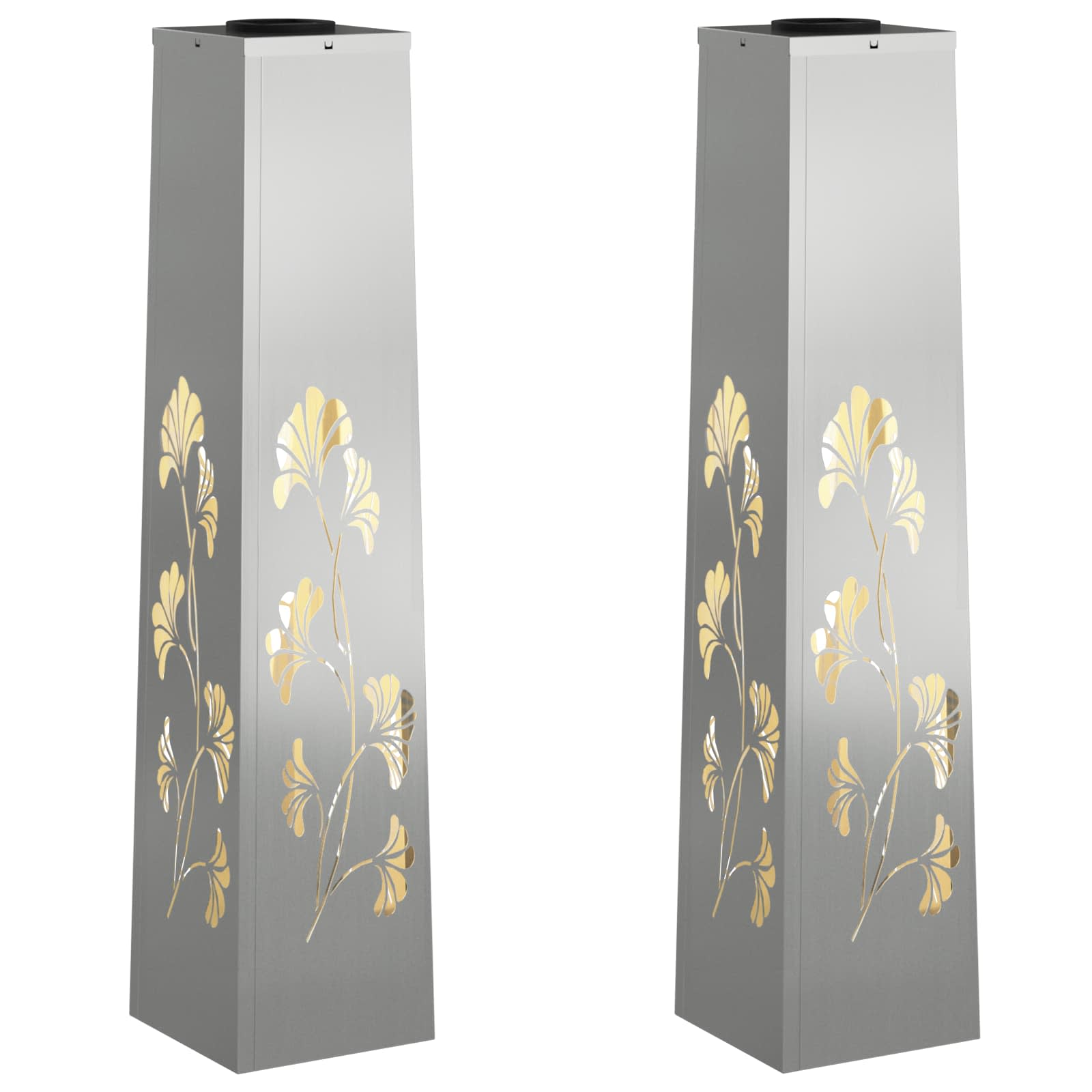 Solar LED Pad Licht 2 pcs Gegalvaniseerd Gegalvaniseerd image 2