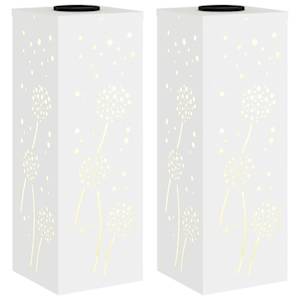Solární LED Cestovní Světlo 2 pcs Bílá Studeně válcovaná ocel - obrázek 2