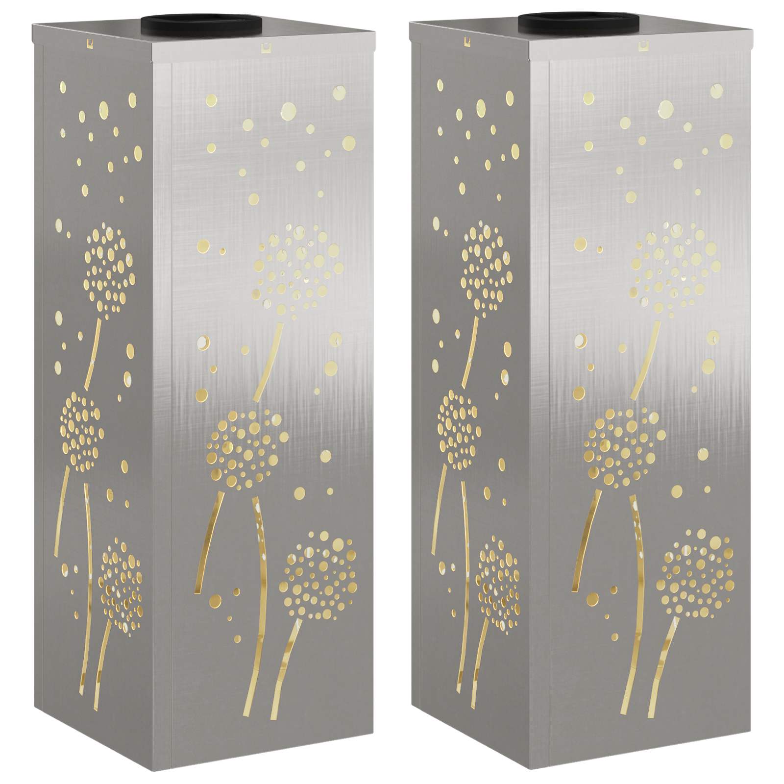 Solar LED Pad Licht 2 pcs Roestvrij staal Roestvrij staal image 2