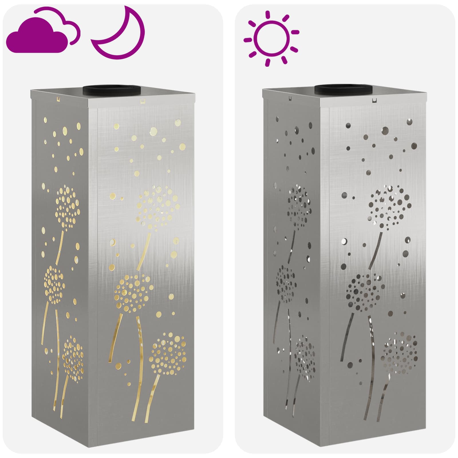 Solar LED Pad Licht 2 pcs Roestvrij staal Roestvrij staal image 13