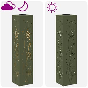 Solární LED Cestovní Světlo 2 pcs Olivově zelená - obrázek 13