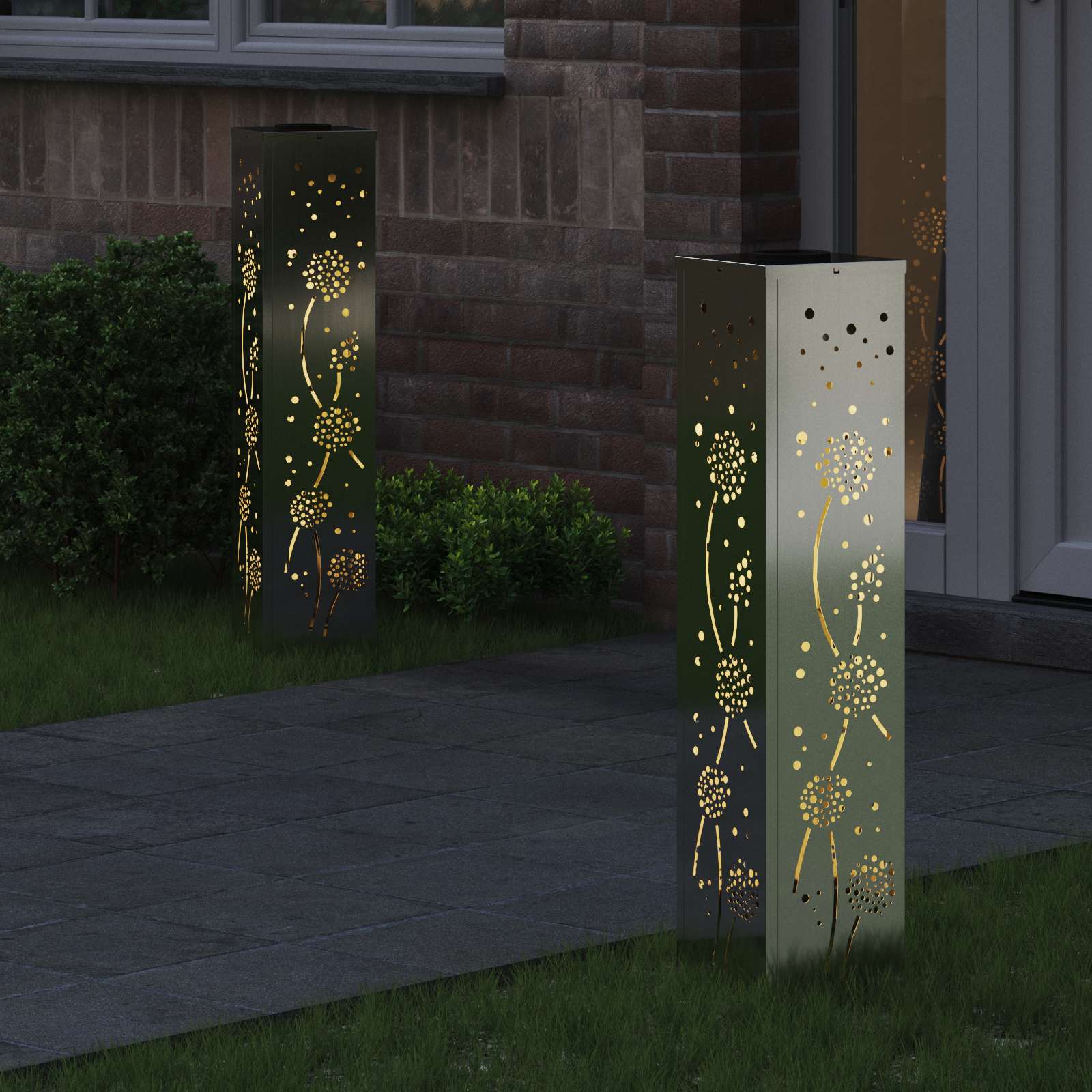 Solar LED Pad Licht 2 pcs Gegalvaniseerd Gegalvaniseerd image 3