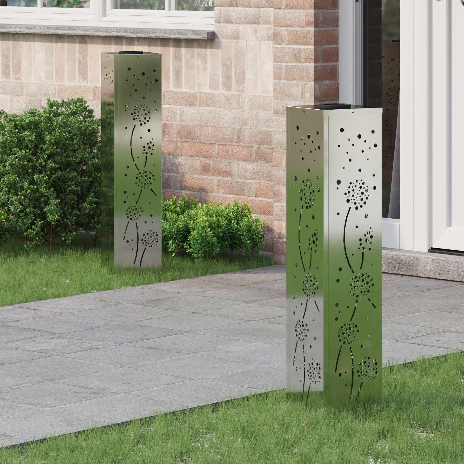 Solar LED Pad Licht 2 pcs Gegalvaniseerd Gegalvaniseerd image 1