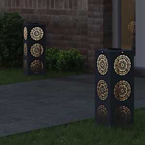 Solární LED Cestovní Světlo 2 pcs Antracit - obrázek 3
